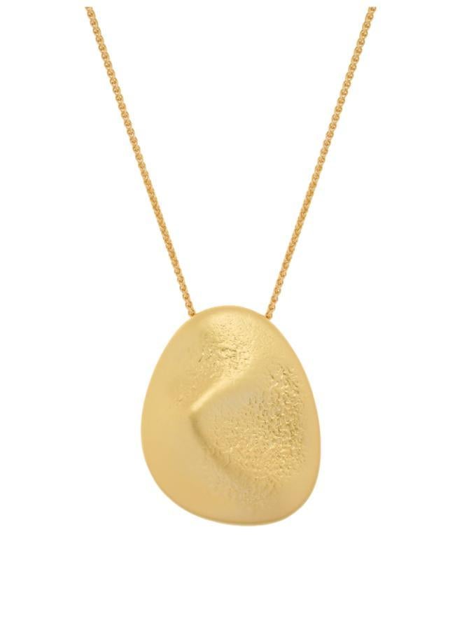 REISS PERDITA: Textured Organic Long Pendant Necklace - Image 2