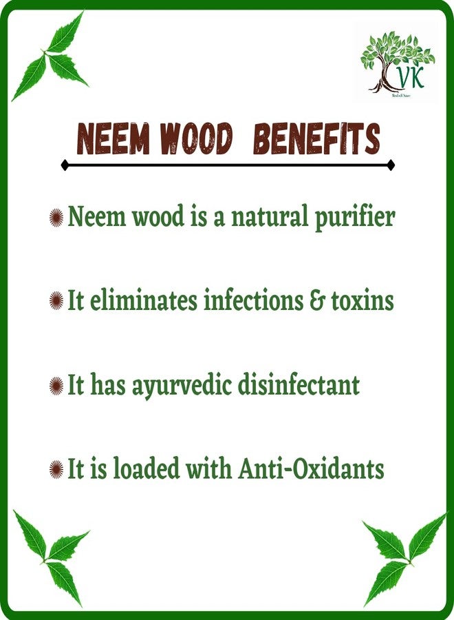 VK STORES Neem Wooden Comb | Hair comb set combo for Women & Men | Kachi Neem wood Comb Kangi hair comb set for women | Wooden Comb for women hair growth |Kanghi for Hair (8 + 2 + 4 WC8) -322 - Image 4