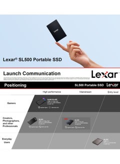 Generic Lexar 1TB SL500 USB 3.2 Portable SSD External Hard Drive  - Image 3