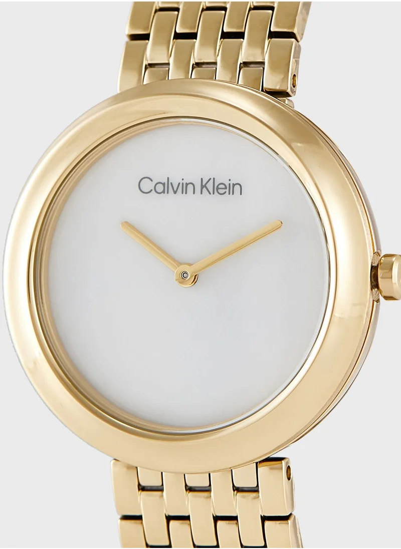 CALVIN KLEIN Twisted Bezel Analog Watch