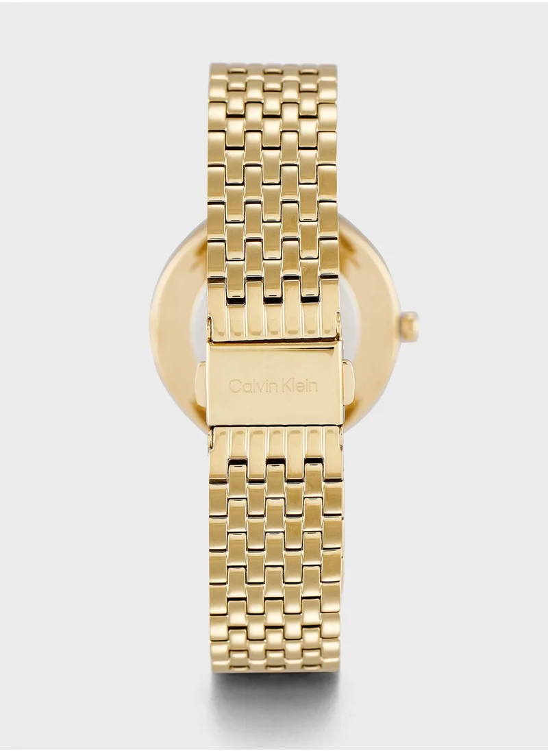 CALVIN KLEIN Twisted Bezel Analog Watch