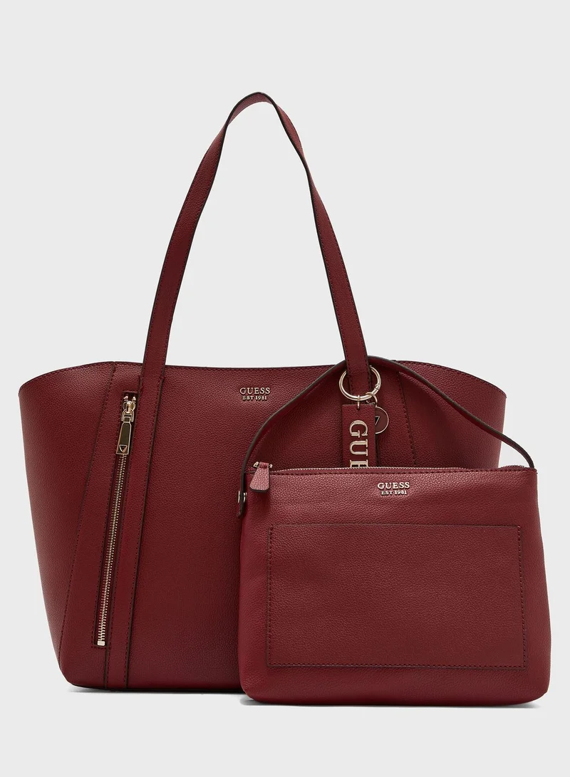 GUESS Naya Zip Detail Tote