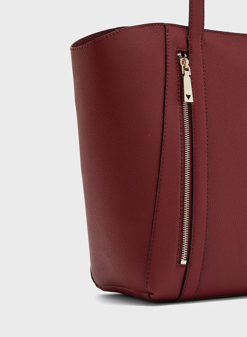 GUESS Naya Zip Detail Tote
