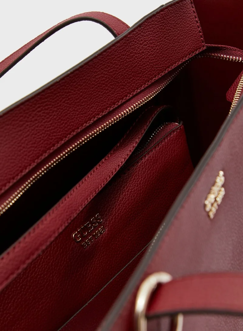GUESS Naya Zip Detail Tote