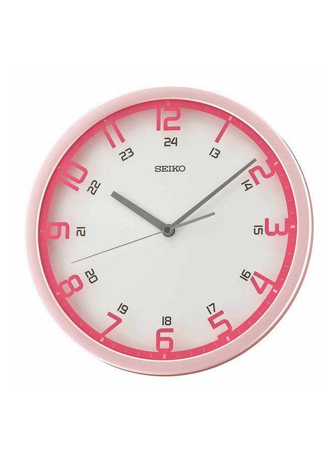 QXA789P Analog Wall Clock - White/Pink Dial - pzsku/Z6BDB6401747479CE0F10Z/45/_/1698932530/df5d55db-83fa-4095-a3bd-8989f30979a1