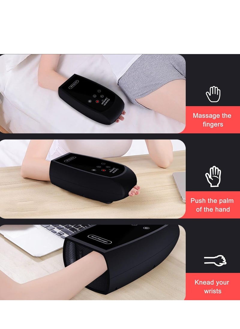 Generic hand massager with heat, gifts for mum, dad, gifts for teenage girls trendy stuff  black  - Image 5