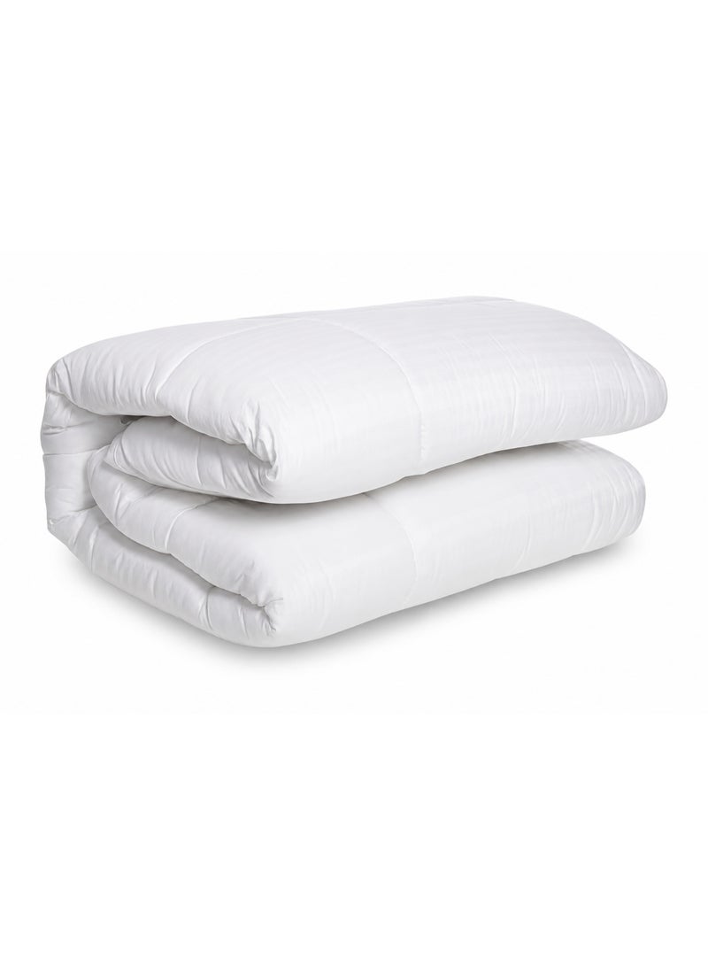 King Ultra Soft Mattress Topper 180 x 200+6 cm 500 GSM | Luxury Microfiber Bed Topper with Elastic Corner Straps | Extra Plush Fiber Filled Mattress Pad for Back Pain Relief & Hotel Comfort - Image 3