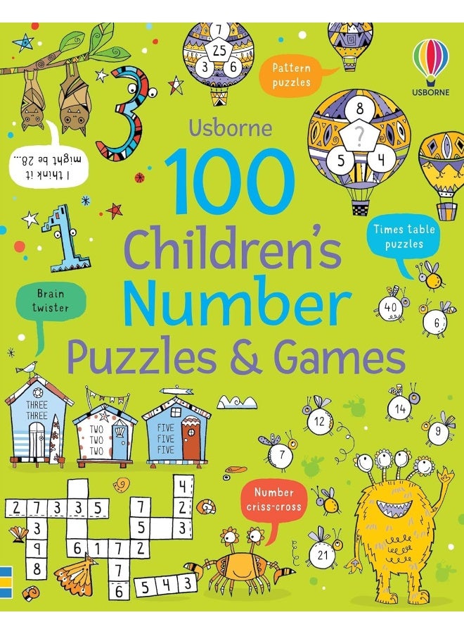 100 Children's Number Puzzles and Games 