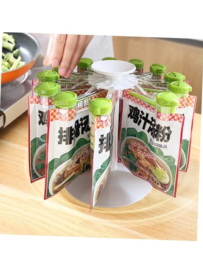 Seasoning Clips with Spout,Food Tongs Spice Tongs,Spice Tongs,Food Tongs,Spice Racks for Kitchen and Seasoning Storage - Image 2