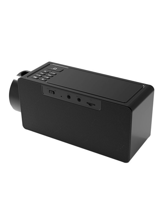 NIBEMINENT S91S Multi-Functional Bluetooth Speaker With Wireless Charging And Alarm Clock Function Black - Image 1