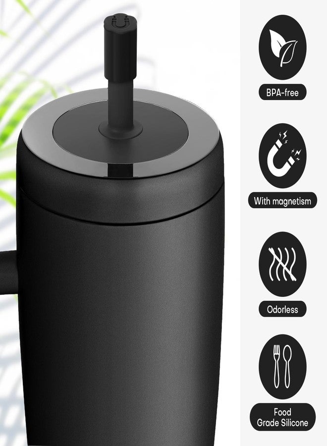 Rolitwils 2 Pack Magnetic Straw Cover, Silicone Leakproof Straw Protector for Tumbler, Compatible with Era/Resa, Drinkware Accessory - Image 5