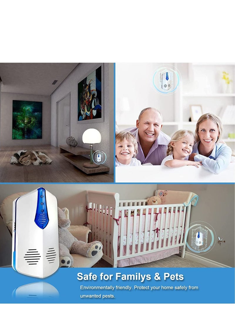 Y&D - Ultrasonic Pest Control Repeller - Powerful Mouse Repellent Wide Frequency Range Device Plug-in Insect Rat Deterrent Sound, Spider, Mosquitoes, Cockroach, Ants - Image 1