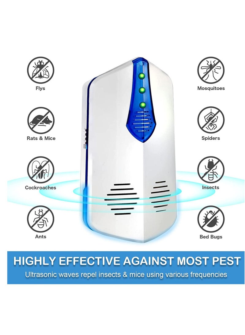 Y&D - Ultrasonic Pest Control Repeller - Powerful Mouse Repellent Wide Frequency Range Device Plug-in Insect Rat Deterrent Sound, Spider, Mosquitoes, Cockroach, Ants - Image 1
