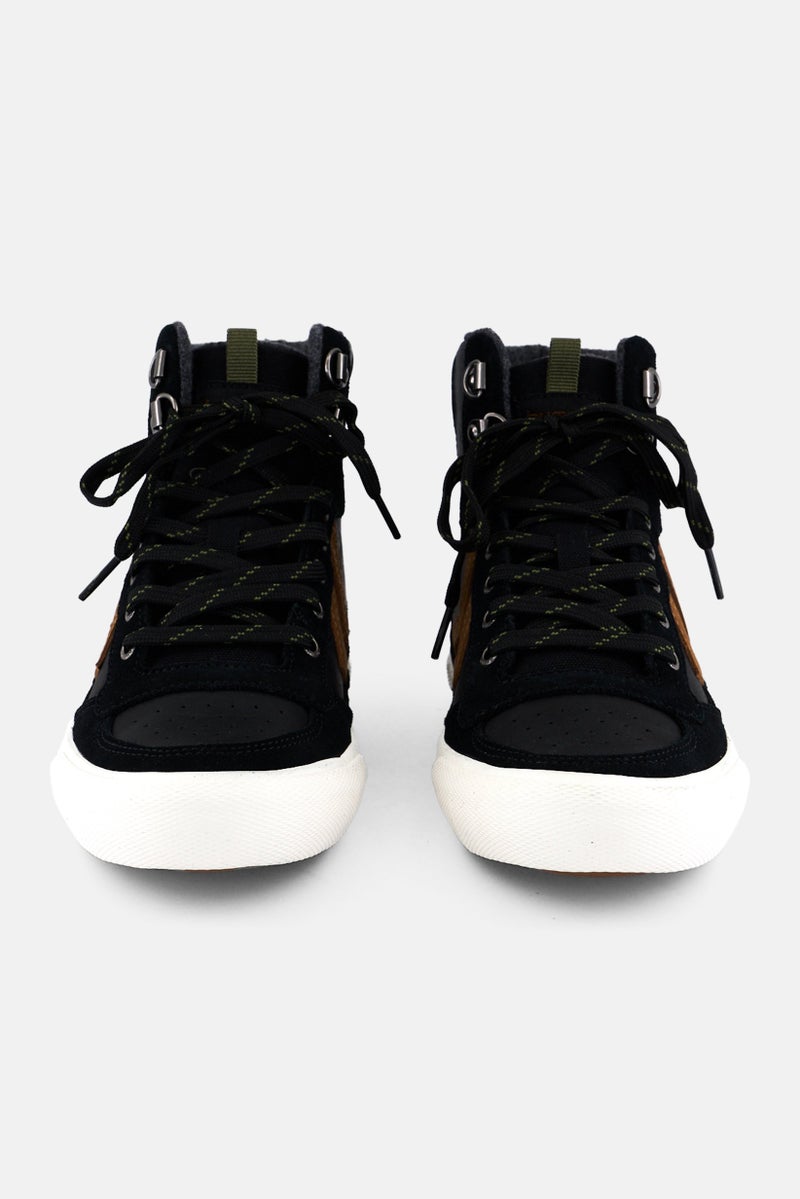 Hummel Kids Boy Stadil High Cuff Winter Lace Up Outdoor Shoes, Black - Image 3