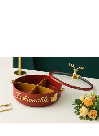Stylish Gold and Red Multi Section Snack Serving Tray Set - pzsku/Z6BDBE48AFDA00C8C5829Z/45/1745667280/b5f0d252-028f-4928-9724-5f475492393f