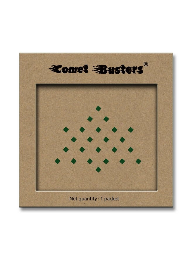 Comet Busters Green Square Bindis (4mm) (BIN1203) - Image 3