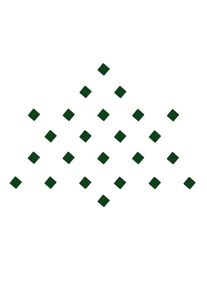 Comet Busters Green Square Bindis (4mm) (BIN1203) - Image 1