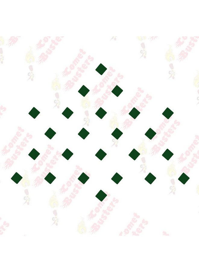 Comet Busters Green Square Bindis (4mm) (BIN1203) - Image 4