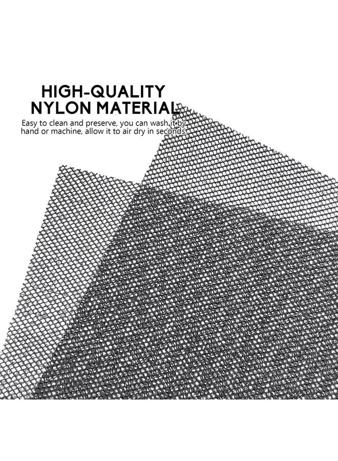 Quacc African Net Sponge Bath African Exfoliating Net Long Bath Net Sponge Nylon African Net Sponge Cloth for Daily Bath Shower (Black) - Image 2