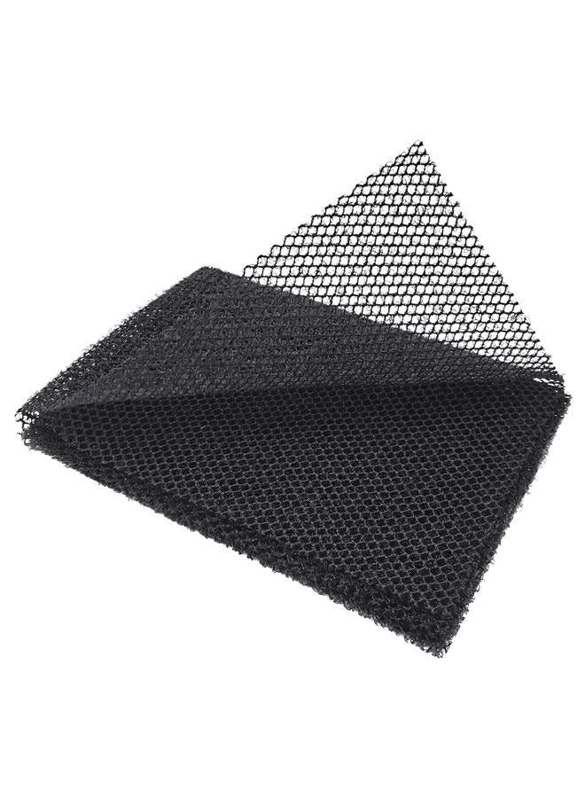 Quacc African Net Sponge Bath African Exfoliating Net Long Bath Net Sponge Nylon African Net Sponge Cloth for Daily Bath Shower (Black) - Image 1