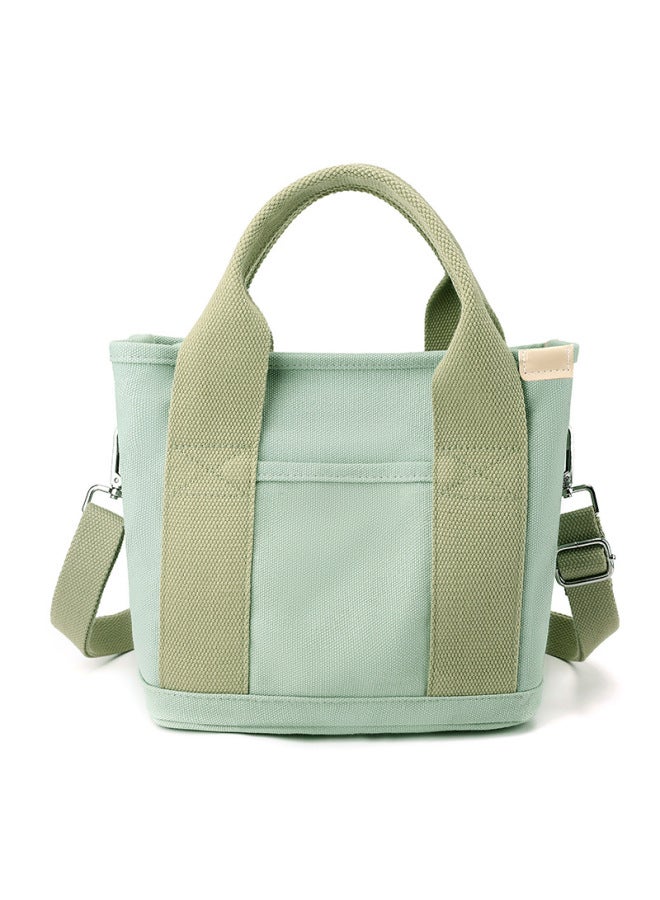 Hao Lang Canvas Bag Portable Crossbody Lunch Bag Large Capacity Mother And Baby Bag Fashion Trendy Shoulder Crossbody Women's Bag - Image 5