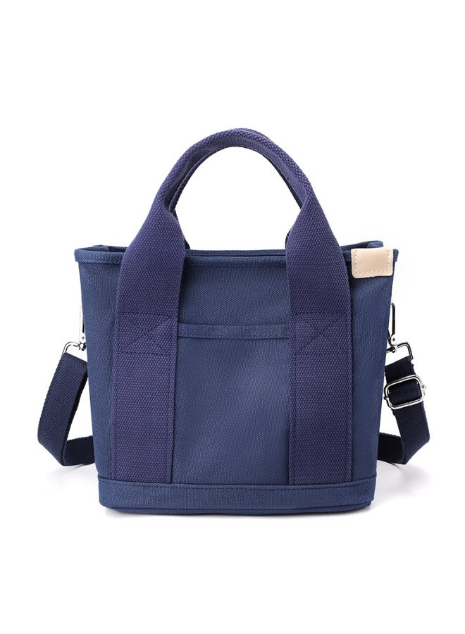 Hao Lang Canvas Bag Portable Crossbody Lunch Bag Large Capacity Mother And Baby Bag Fashion Trendy Shoulder Crossbody Women's Bag - Image 1