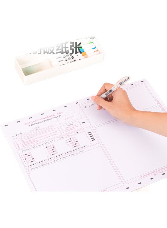Deli Eva Writing Pad, Transparent Desk Protector For Primary School Students, Thick Desk Mat, Clear, Pp851 - Image 1
