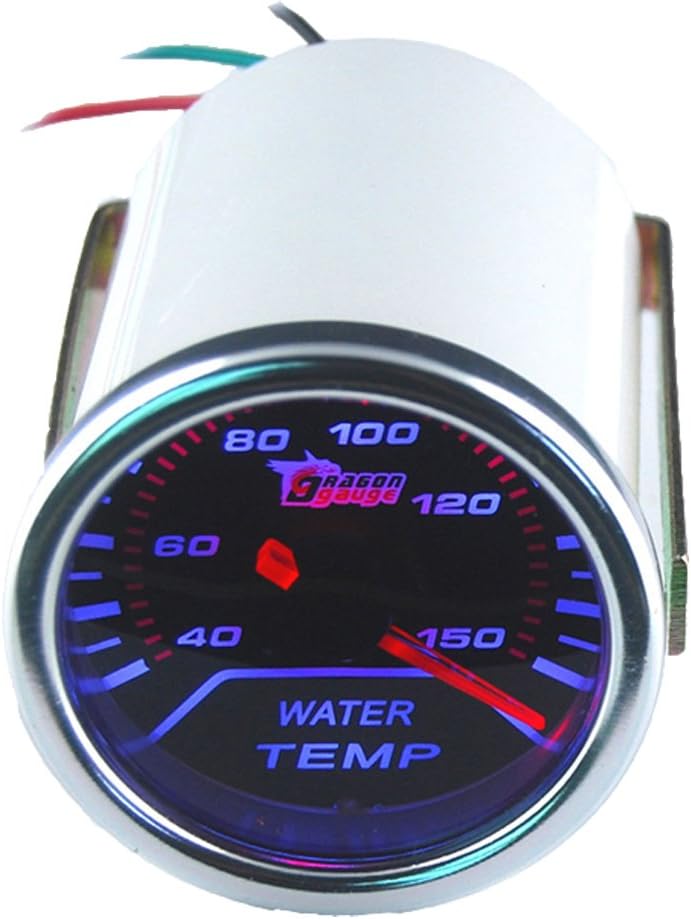E Support Car 2" 52mm Water Temp Gauge Meter Temperature Light - Image 1