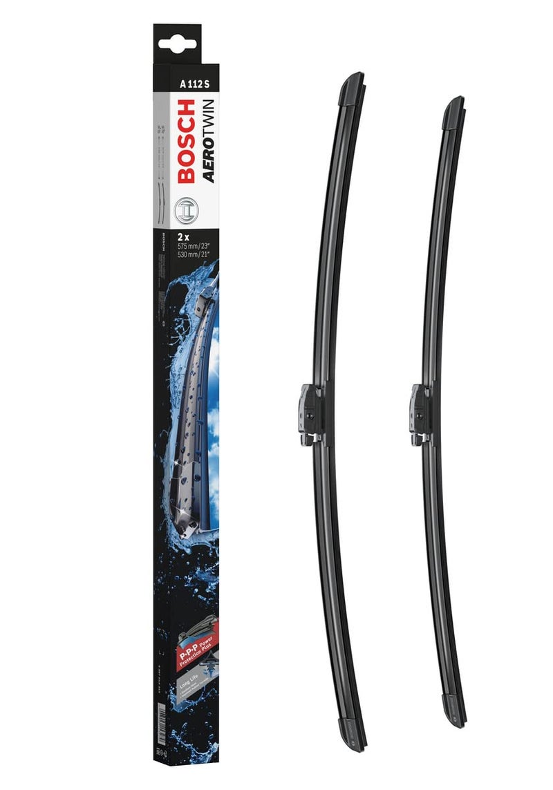 BOSCH 3397014313 AeroTwin OE Replacement Wiper Blades Driver & Passenger Side - Set of 2 (23" & 21") - Image 1