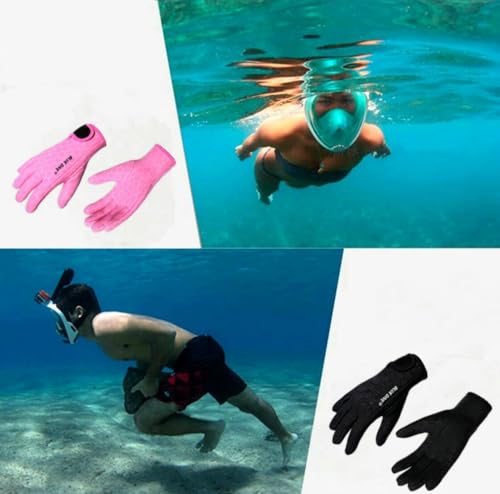 EXCEREY 1.5MM Surf Snorkeling Float Swimming Neoprene Skid-Proof Wetsuit Diving Gloves (Black, Size S) - Image 4