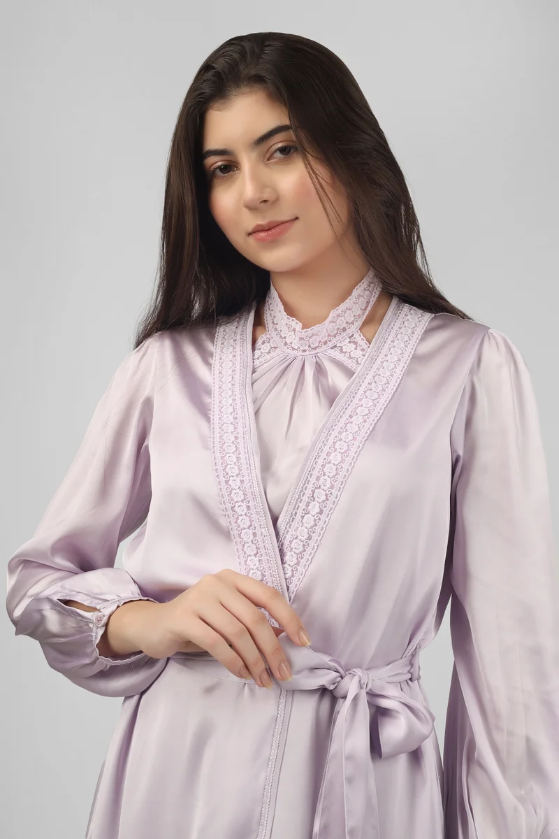 After Dark Amber, Lilac Dress and Gown