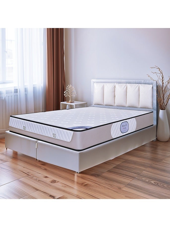 BACK CARE Mira Mattress from the Back Care Collection with Full-Body Support and Spinal Alignment, Even Pressure Distribution, Antibacterial and Insect-Resistant Features, Ideal for Medium-Weight Individuals 200x120x24 cm - Image 1