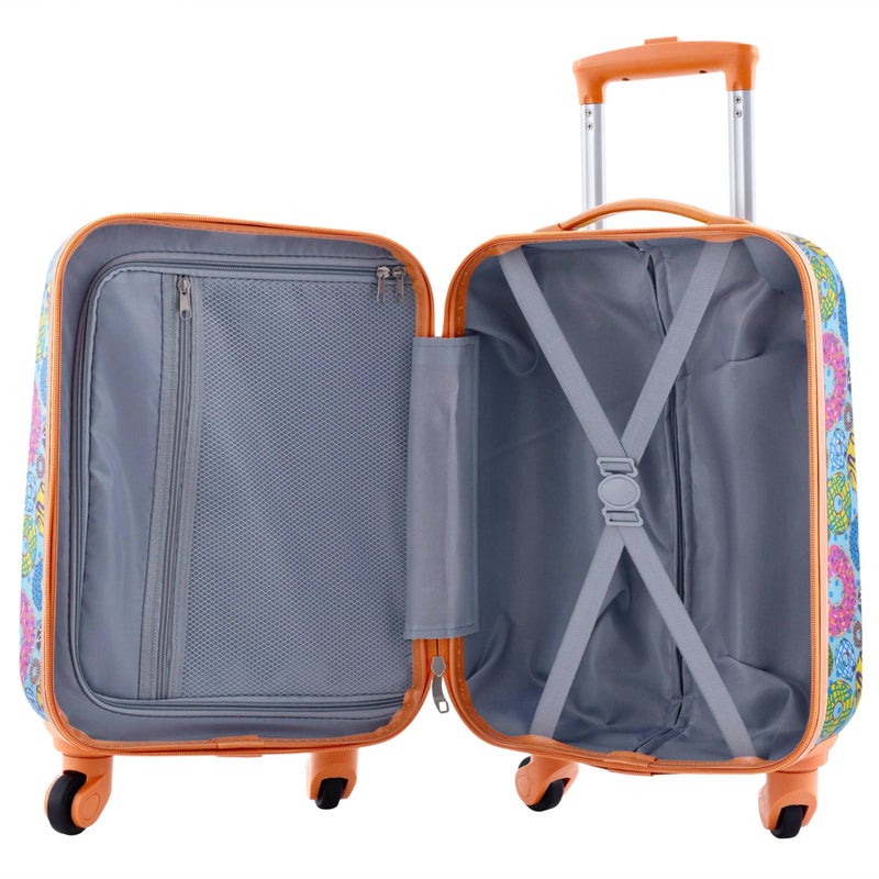 Travelers Club 5 Piece Kids' Luggage Set, Donut - Image 4