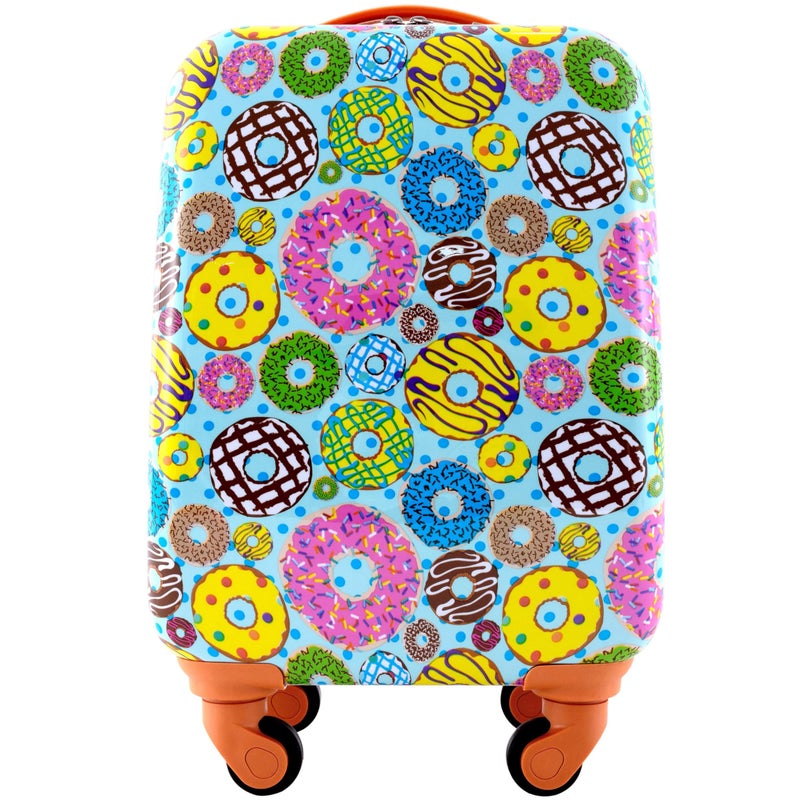 Travelers Club 5 Piece Kids' Luggage Set, Donut - Image 2