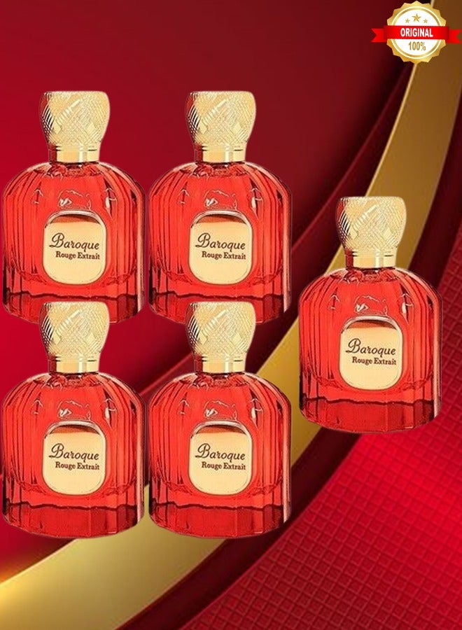 باروك 5 قطع عطر باروك روج اكسترايت 100 مل - Image 1