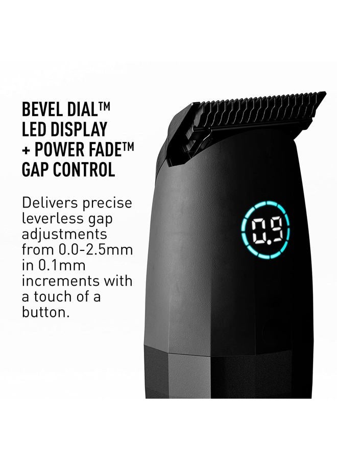 Bevel Professional Hair Clippers & Beard Trimmer for Men, Barber Supplies, Cordless Hair Clippers, Hair Trimmer for Men, 4 Hour Rechargeable Battery, Black - Image 3