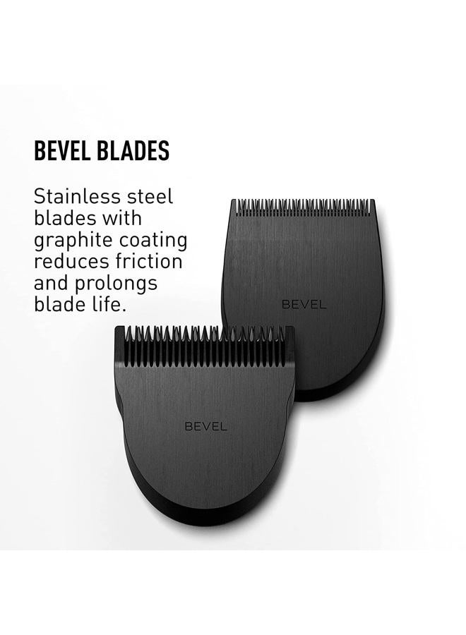 Bevel Professional Hair Clippers & Beard Trimmer for Men, Barber Supplies, Cordless Hair Clippers, Hair Trimmer for Men, 4 Hour Rechargeable Battery, Black - Image 5