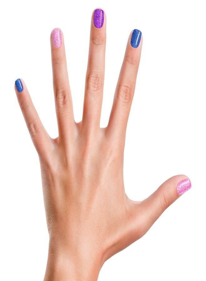 Piggy Paint | 100% Non-Toxic Girls Nail Polish | Safe, Cruelty-free, Vegan, & Low Odor for Kids | Shimmer & Sparkle (3 Polish + Nail Art Gift Set) - Image 3