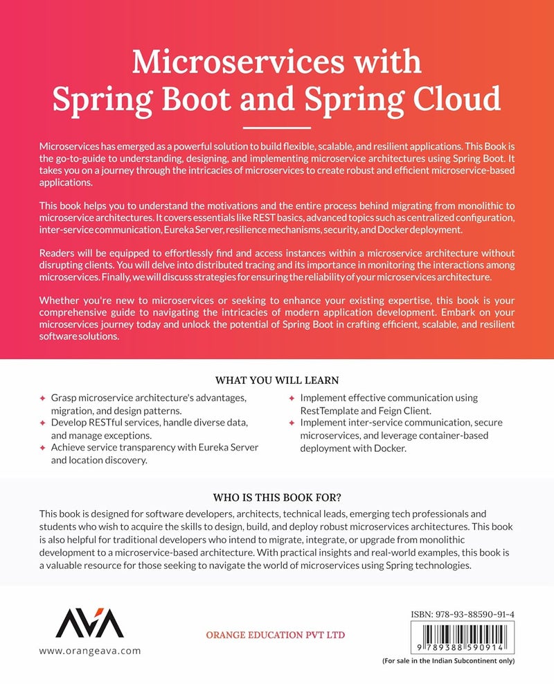 Microservices with Spring Boot and Spring Cloud: Develop modern, resilient, scalable and highly available apps using microservices with Java, Spring Boot 3.0 and Spring Cloud - Image 2