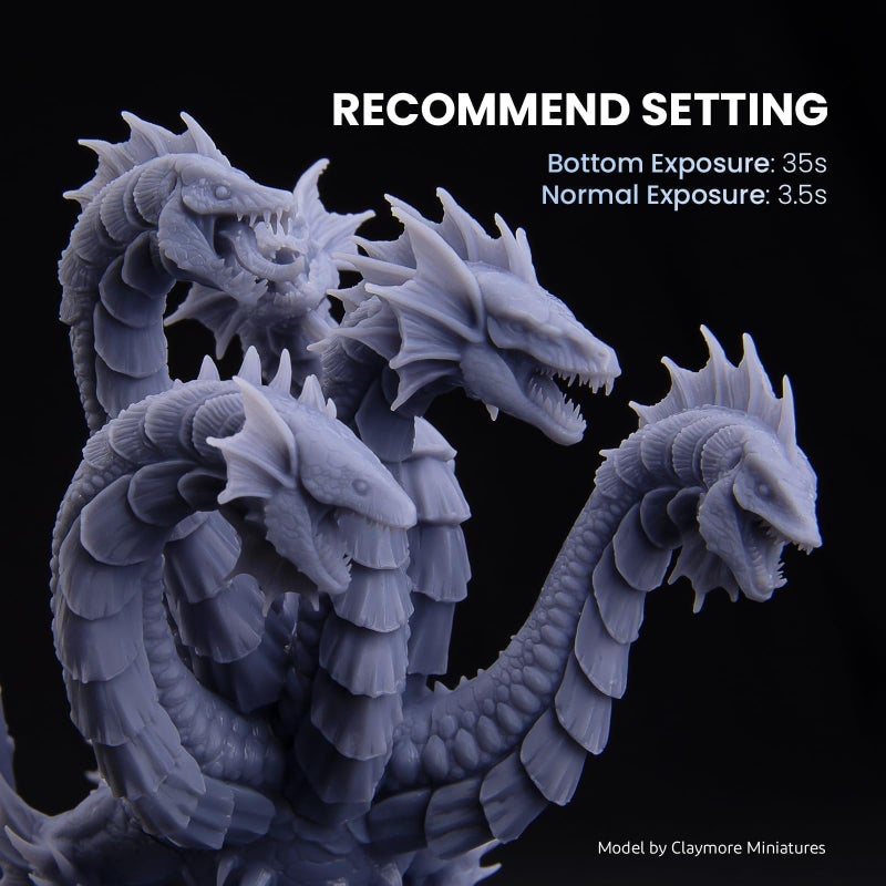 ELEGOO راتنج طباعة ثلاثية الأبعاد القابل للغسل بالماء من ELEGOO راتنج LCD المعالج بالأشعة فوق البنفسجية 405nm راتنج فوتوبوليمر قياسي لطابعات Mars Saturn Jupiter MSLA DLP LCD 3D 1000 جرام أبيض - Image 5