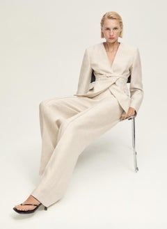 MANGO Linen Suit Trousers  - Image 5