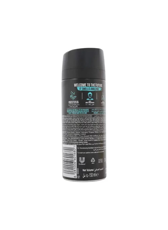 Axe Apollo Sage and Cedarwood Scent- Body Spray 48 Hours Irresistible Fragrance Deodorant- 150ml - Image 2