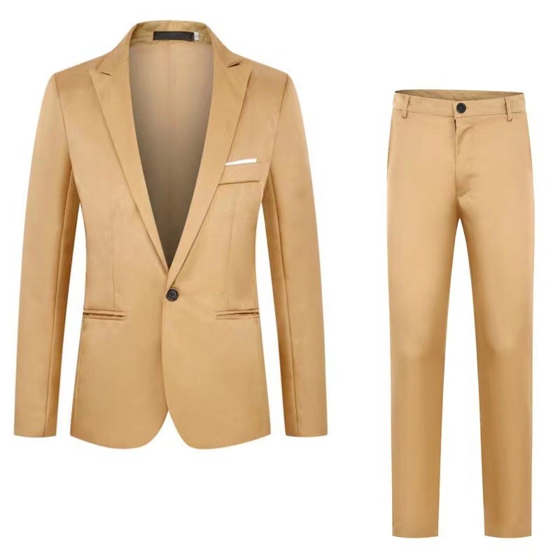 Foreign Trade Suit Suit Men's Two-Piece Professional Formal Groomsmen Clothing Groom Wedding Dress Two-Piece Set for Men - Image 5