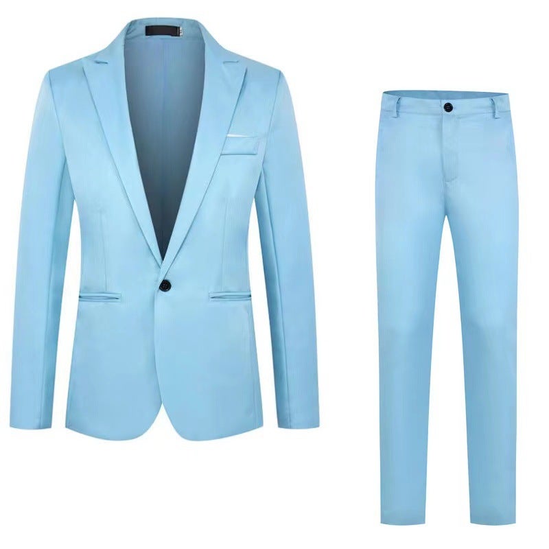 Foreign Trade Suit Suit Men's Two-Piece Professional Formal Groomsmen Clothing Groom Wedding Dress Two-Piece Set for Men - Image 4