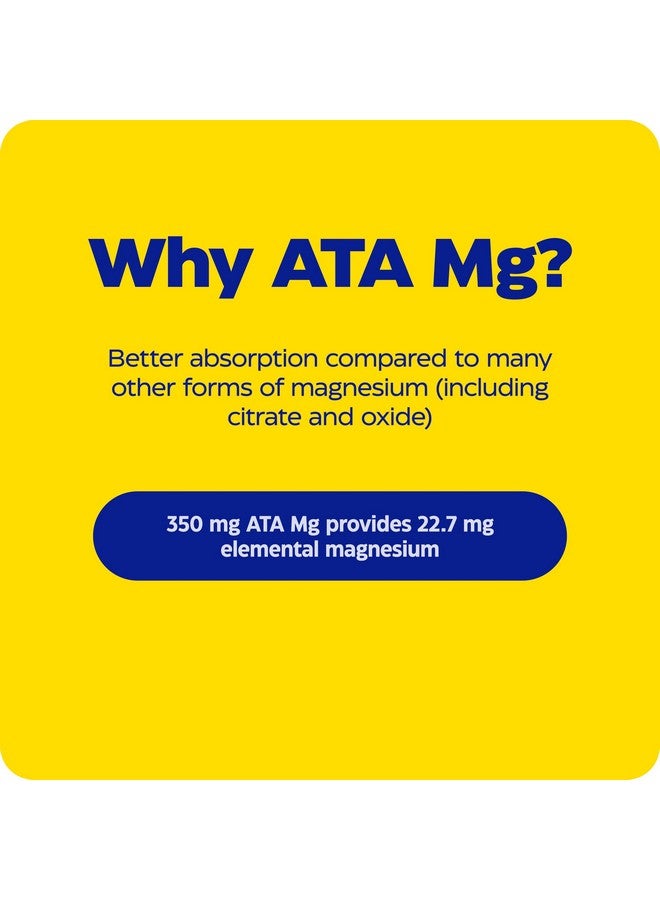 ENZYMEDICA إنزيميدكا، مغنيسيوم مايند مع ATA Mg، امتصاص أسرع بنسبة 24%، مغنيسيوم عالي التوافر الحيوي للنوم، التوتر والإدراك، 60 حبة - Image 4
