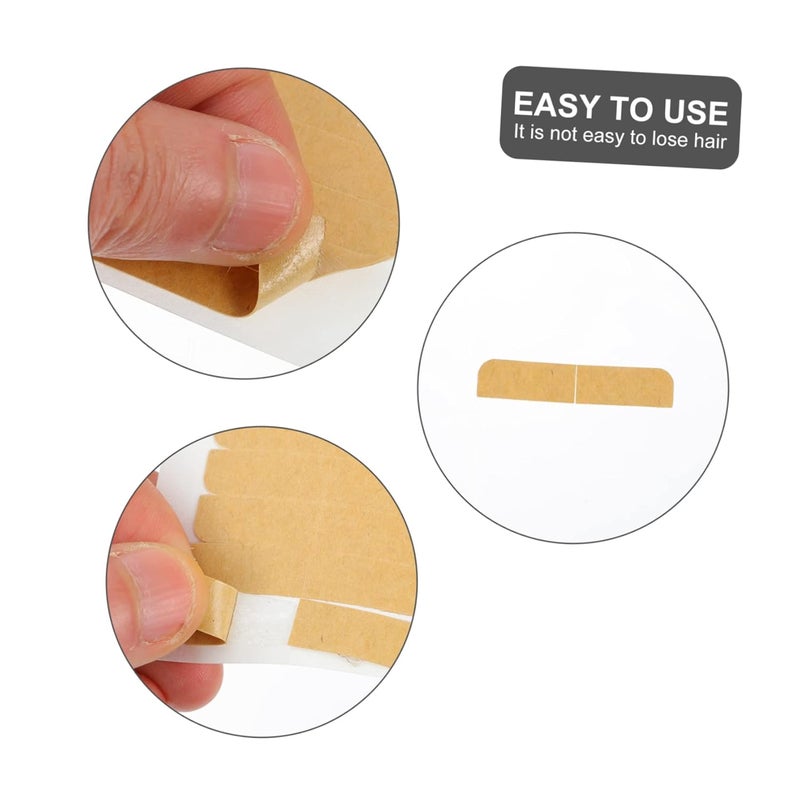 SHERCHPRY 1Set Double Sided Hair Extension Tape Invisible Adhesive Wig Tape for Hairpieces Strips Per Total for Parties Events and Everyday Use - Image 5
