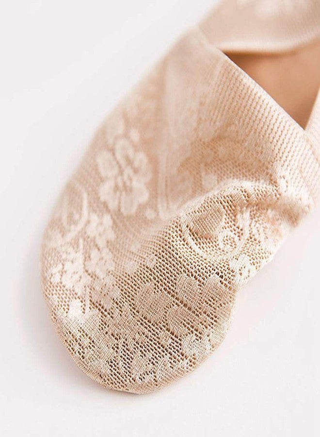 Sandra Women's No Show Socks, 5 Pack Cotton Non Slip Flat Boat Invisible Low Cut Liners Sports Ankle Socks (Mix Colors) - Image 4