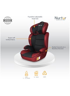 Jupiter Kids 3 in1 Car Seat Booster Seat Adjustable Backrest Extra Protection 5Point Safety Harness 9 months to 12 years Upto 36kg Official Product - pzsku/Z6BDDD533BDDB1DC69FAAZ/45/_/1694522886/281e5b6e-4162-4a61-999a-e860f6ff330b