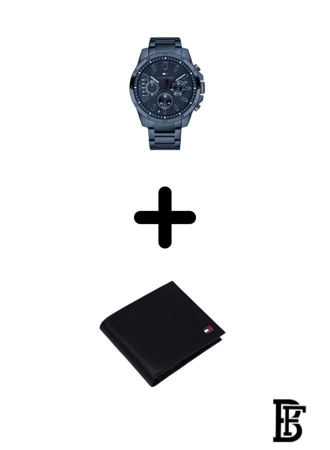TOMMY HILFIGER Tommy Hilfiger Chronograph Watch 1791560 + Tommy Wallet  - Image 1