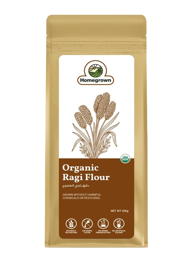 Homegrown Organic Ragi Flour - Image 1